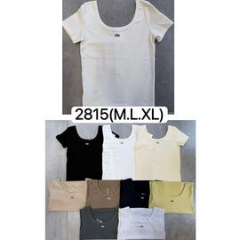 Фотография Футболка женская 2815 l.grey р.M-XL "Ale-Ate" недорого оптом от прямого поставщика