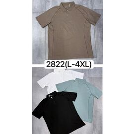 Фотография Футболка мужская 2822 brown р.L-4XL "Ale-Ate" недорого оптом от прямого поставщика