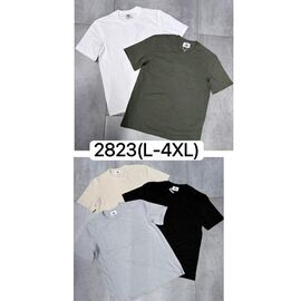 Фотография Футболка мужская 2823 khaki р.L-4XL "Ale-Ate" недорого оптом от прямого поставщика