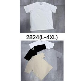 Фотография Футболка мужская 2824 grey р.L-4XL "Ale-Ate" недорого оптом от прямого поставщика