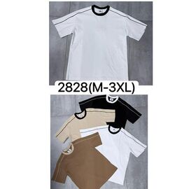 Фотография Футболка мужская 2828 beige р.M-3XL "Ale-Ate" недорого оптом от прямого поставщика