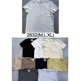 Фотография Футболка женская 2832 white р.M-XL "Ale-Ate" недорого оптом от прямого поставщика