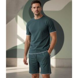 Фотография Костюм спортивный мужской YT7050 green р.48-56 "Annet" недорого оптом от прямого поставщика