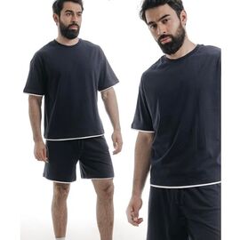 Фотография Костюм спортивный мужской YT7050 navy р.48-56 "Annet" недорого оптом от прямого поставщика