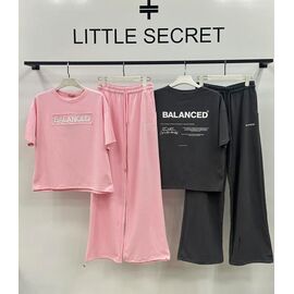 Фотография Костюм спортивный женский 2980-1 pink р.M-XL "Little Secret" недорого оптом от прямого поставщика