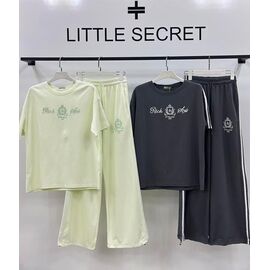 Фотография Костюм спортивный женский 3038 yellow р.M-XL "Little Secret" недорого оптом от прямого поставщика