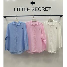Фотография Рубашка женская 4131 l.blue р.one size "Little Secret" недорого оптом от прямого поставщика