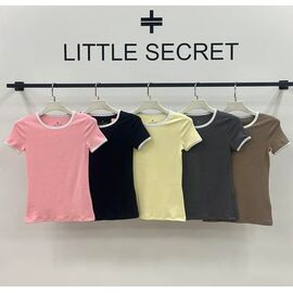 футболка жіноча 500044 d.grey р.S-L "Little Secret" недорого оптом від прямого постачальника