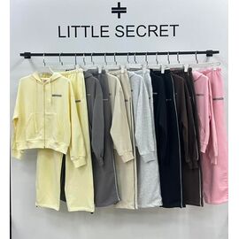 Фотография Костюм спортивный женский тёплый 500422 yellow р.S-L "Little Secret" недорого оптом от прямого поставщика