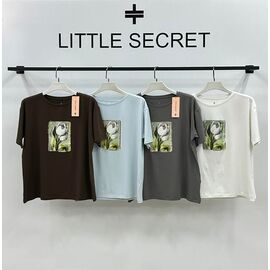 футболка жіноча 500511 d.grey р.one size "Little Secret" недорого оптом від прямого постачальника