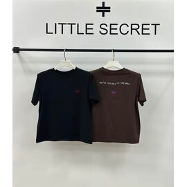 футболка жіноча 500543 brown р.S-L "Little Secret" недорого оптом від прямого постачальника