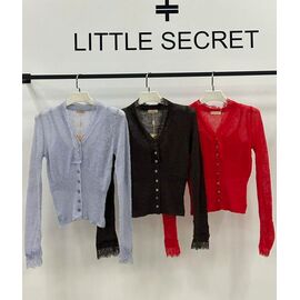 Фотография Кофта женская 523 l.grey р.one size "Little Secret" недорого оптом от прямого поставщика