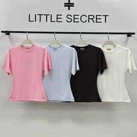 футболка жіноча K036 white р.one size "Little Secret" недорого оптом від прямого постачальника