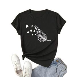 футболка жіноча AL12 black р.M-3XL "Алия" недорого оптом від прямого постачальника