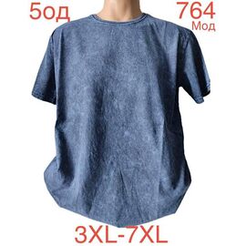 Фотография Футболка мужская ND1000-764 blue р.3XL-7XL "EMRE" недорого оптом от прямого поставщика