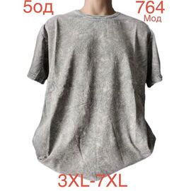 Фотография Футболка мужская ND1001-764 grey р.3XL-7XL "EMRE" недорого оптом от прямого поставщика