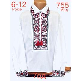 Фотография Вышиванка детская на девочку ND836-755 white р.6-12 "EMRE" недорого оптом от прямого поставщика