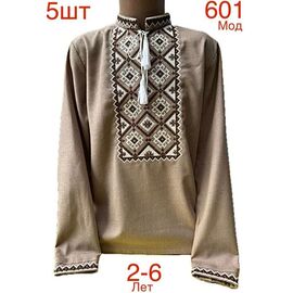 Фотография Вышиванка детская на девочку ND845-601 brown р.2-6 "EMRE" недорого оптом от прямого поставщика