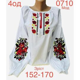 Фотография Вышиванка детская на девочку ND862-0710 white р.13-16 "EMRE" недорого оптом от прямого поставщика