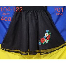 Фотография Юбка детская на девочку ND942-701 black р.104-122 "EMRE" недорого оптом от прямого поставщика