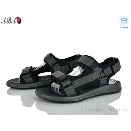 Фотография Сандалии мужские летние Лето 598-1-2 (8 пар р.41-45) "Aba" недорого оптом от прямого поставщика