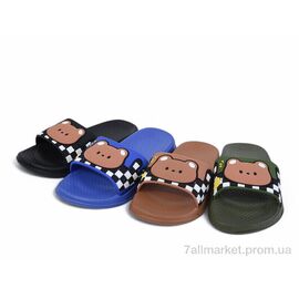 Фотография Шлепки детские летние Лето 2168-5 mix (12 пар р.24-29) "M&L  Alex13" недорого оптом от прямого поставщика