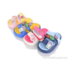 Фотография Шлепки детские летние Лето 881 mix (12 пар р.24-29) "M&L  Alex13" недорого оптом от прямого поставщика