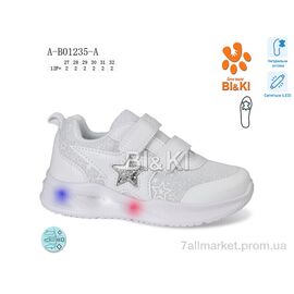 Фотография Кроссовки детские модные Весна/осень A-B01235-A LED (12 пар р.27-32) "Ok Shoes" недорого оптом от прямого поставщика
