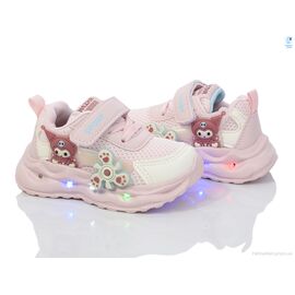 Фотография Кроссовки детские модные Весна/осень 51014A LED (8 пар р.21-26) "Ok Shoes" недорого оптом от прямого поставщика