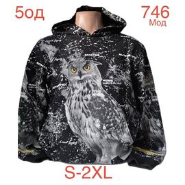 Фотография Худи мужской ND977-746 black р.S-2XL "EMRE" недорого оптом от прямого поставщика