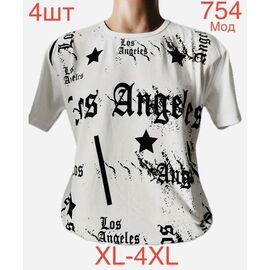 Фотография Футболка мужская ND981-754 white р.XL-4XL "EMRE" недорого оптом от прямого поставщика