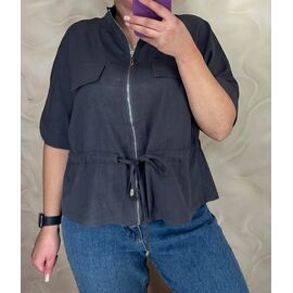 Фотография Кофта женская летняя 23118 black р.48-52 "PULSE" недорого оптом от прямого поставщика