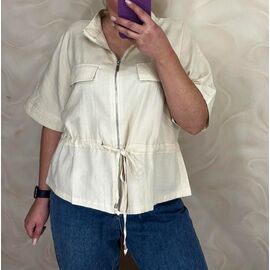 Фотография Кофта женская летняя 23118 l.beige р.48-52 "PULSE" недорого оптом от прямого поставщика