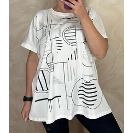 футболка жіноча 26008 white р.56-60 "PULSE" недорого оптом від прямого постачальника