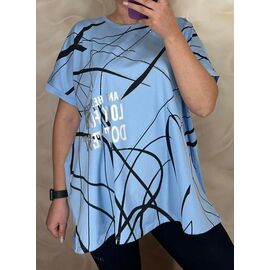 футболка жіноча 26009 l.blue р.56-60 "PULSE" недорого оптом від прямого постачальника