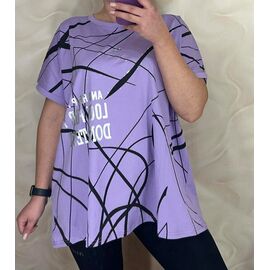 футболка жіноча 26009 lilac р.56-60 "PULSE" недорого оптом від прямого постачальника