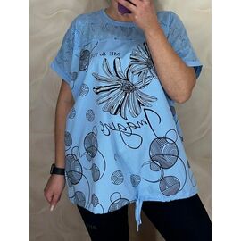 футболка жіноча 26011 l.blue р.56-60 "PULSE" недорого оптом від прямого постачальника