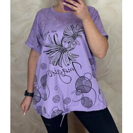 футболка жіноча 26011 lilac р.56-60 "PULSE" недорого оптом від прямого постачальника