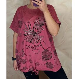 футболка жіноча 26011 terrakot р.56-60 "PULSE" недорого оптом від прямого постачальника