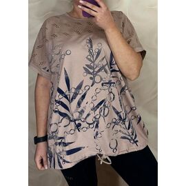 футболка жіноча 26012 beige р.56-60 "PULSE" недорого оптом від прямого постачальника