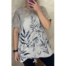 футболка жіноча 26012 grey р.56-60 "PULSE" недорого оптом від прямого постачальника