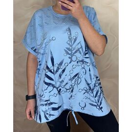 футболка жіноча 26012 l.blue р.56-60 "PULSE" недорого оптом від прямого постачальника