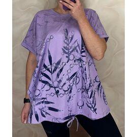 футболка жіноча 26012 lilac р.56-60 "PULSE" недорого оптом від прямого постачальника