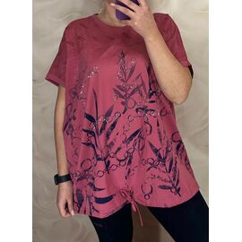 футболка жіноча 26012 terrakot р.56-60 "PULSE" недорого оптом від прямого постачальника