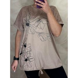 футболка жіноча 26013 beige р.56-60 "PULSE" недорого оптом від прямого постачальника