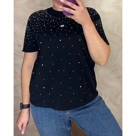 футболка жіноча 26108 black р.M-XL "PULSE" недорого оптом від прямого постачальника