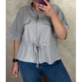 Фотография Кофта женская летняя 26118 grey р.48-52 "PULSE" недорого оптом от прямого поставщика