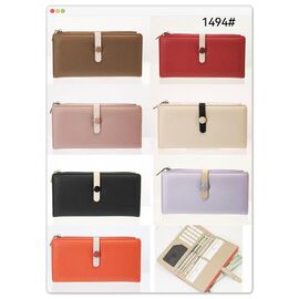 Фотография Кошелёк женский KK1494 mix р.19*10*1.5 "Chus" недорого оптом от прямого поставщика