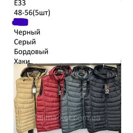 Фотография Жилетка демисезонная мужская стёганная  р-ры 48-56 (4цв) "NEW NOCE" купить недорого от прямого поставщика