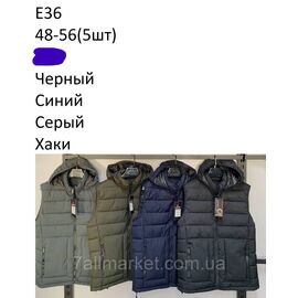 Фотография Жилетка демисезонная мужская стёганная  р-ры 48-56 (4цв) "NEW NOCE" купить недорого от прямого поставщика